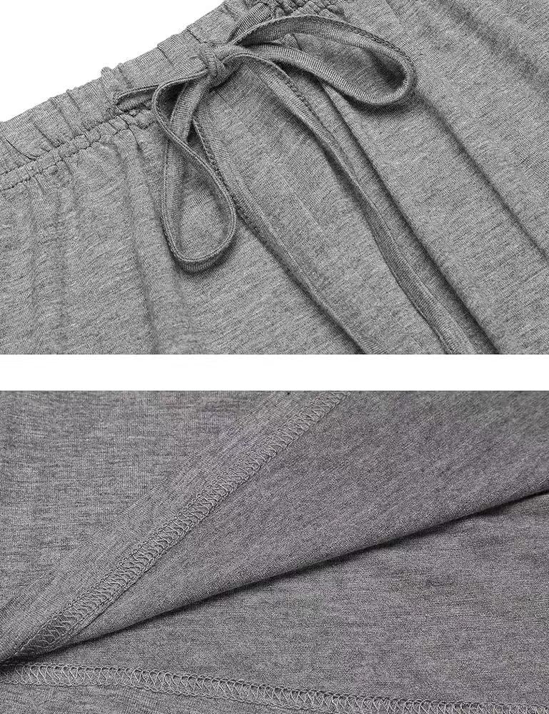 V-neck pullover home wear suit-D272