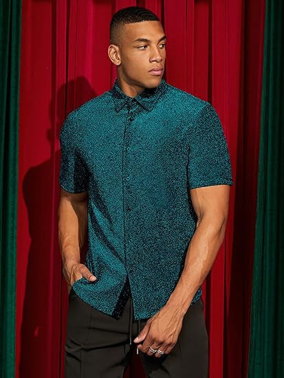 Disco Sequin Shirt-D50