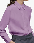 Slim solid color shirt-D119