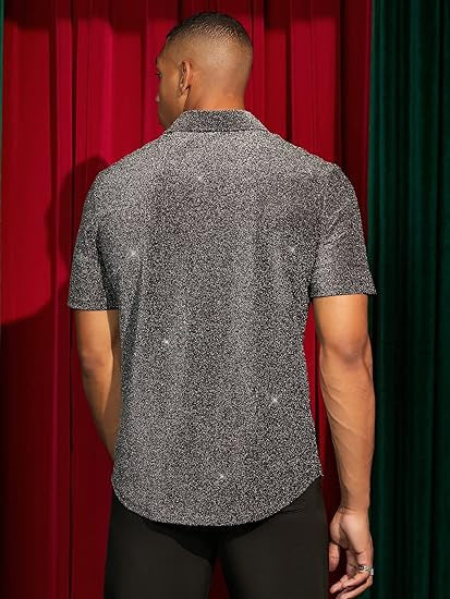 Disco Sequin Shirt-D50