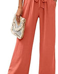 Wide-leg pants-D118