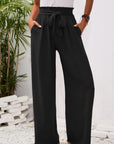 Wide-leg pants-D118