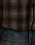 Vintage plaid shirt-D426