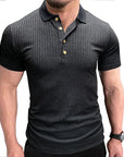 Business button fitted polo-D199
