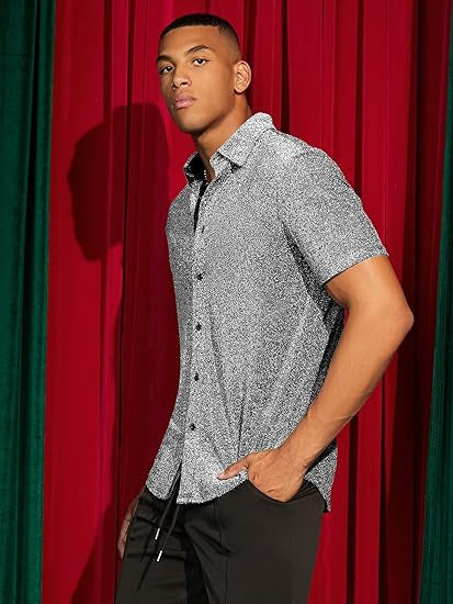 Disco Sequin Shirt-D50