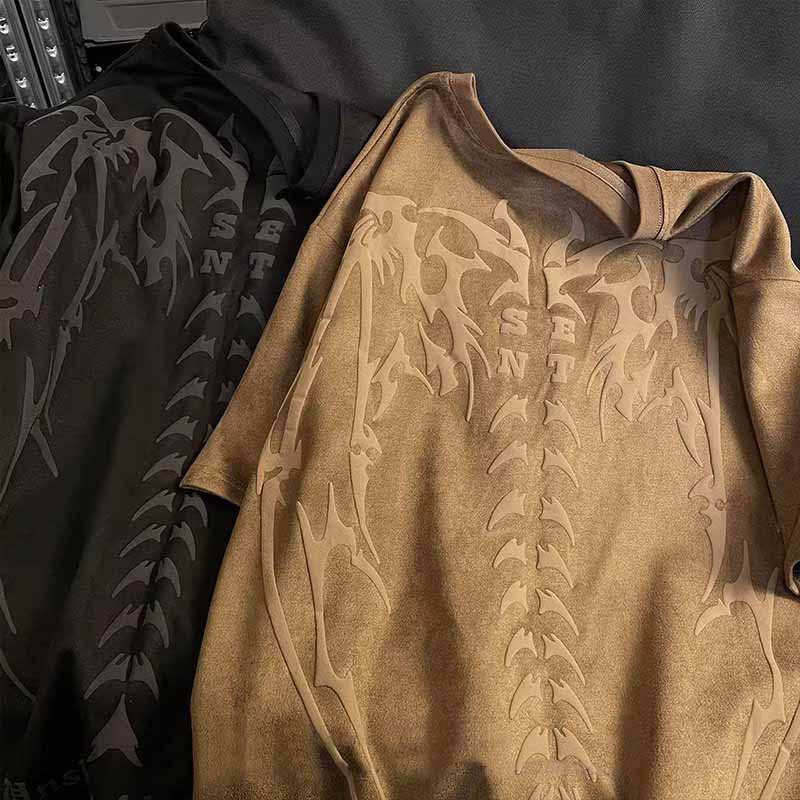 Vintage skull TEE-D718