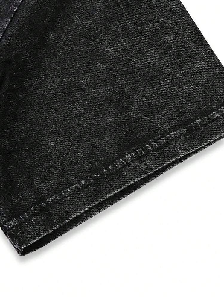 Eye pattern printed tee-D784