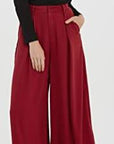 Casual wide-leg pants-D121
