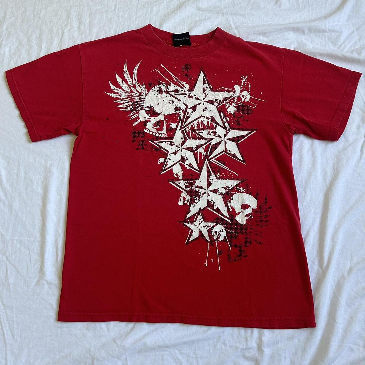 Star print graphic TEE-D562