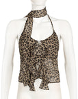 Sexy Leopard Print Camisole-D617