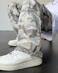 Camouflage cargo pants-D556