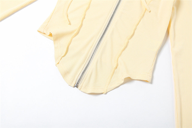 Solid color tracksuit-D591