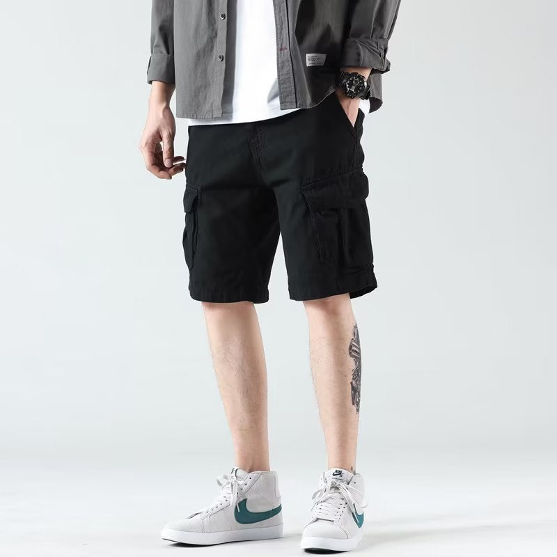 Versatile cargo pants-D429