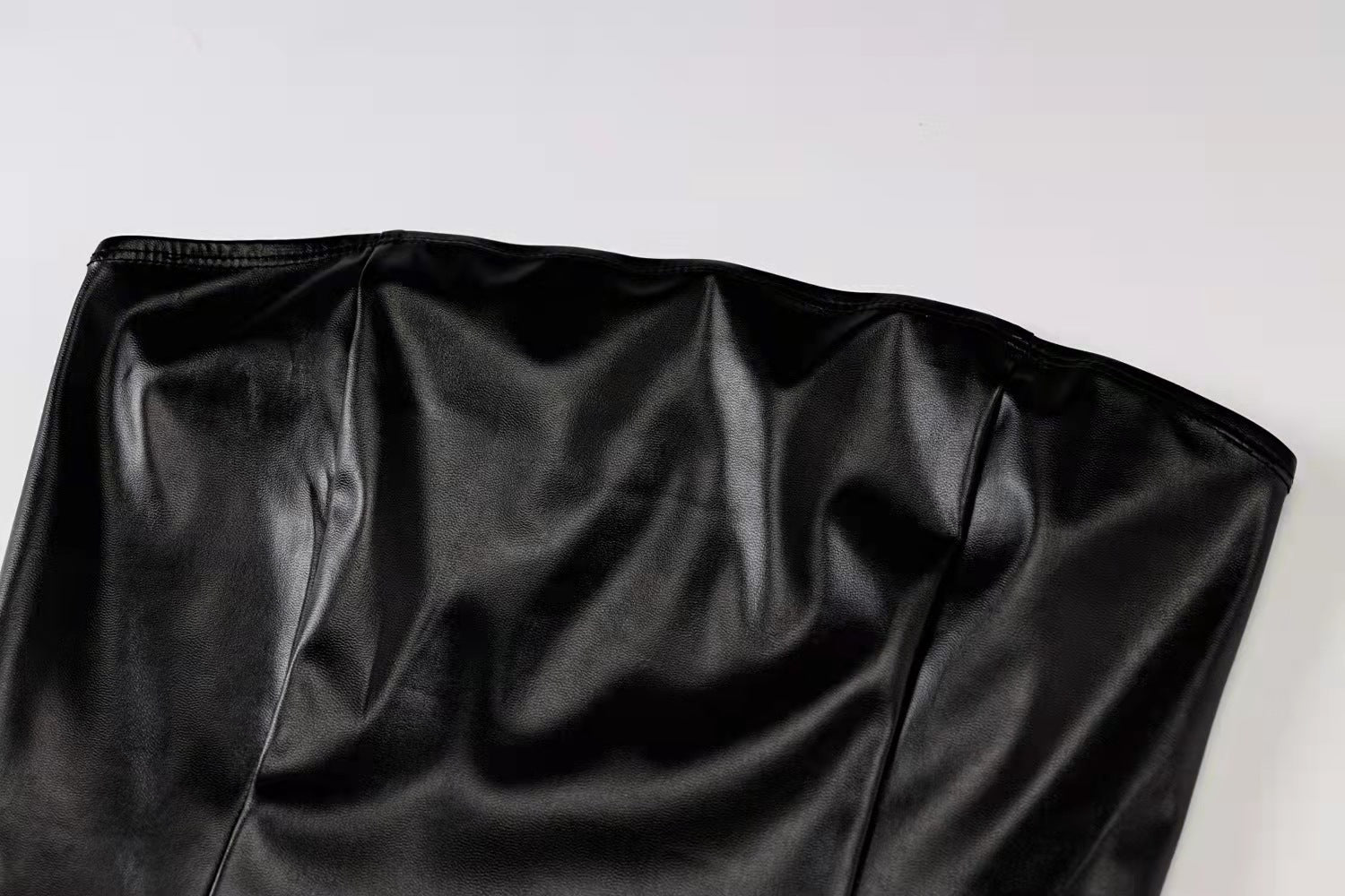 Sexy leather skirt-D44