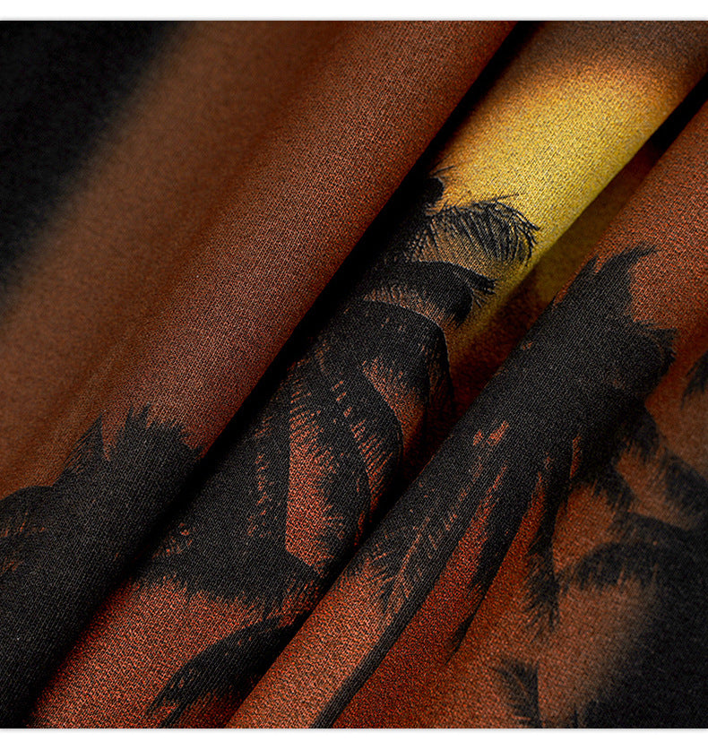 Sunset print tee-D498