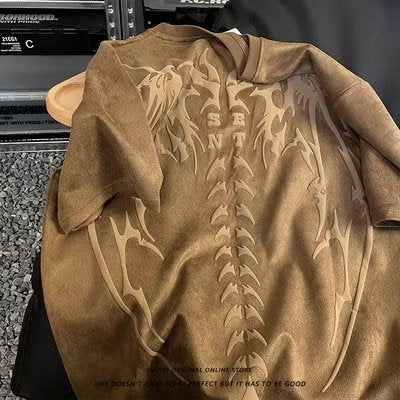 Vintage skull TEE-D718