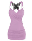 Butterfly slip dress-D864