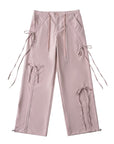 Design drawstring cargo pants-D422