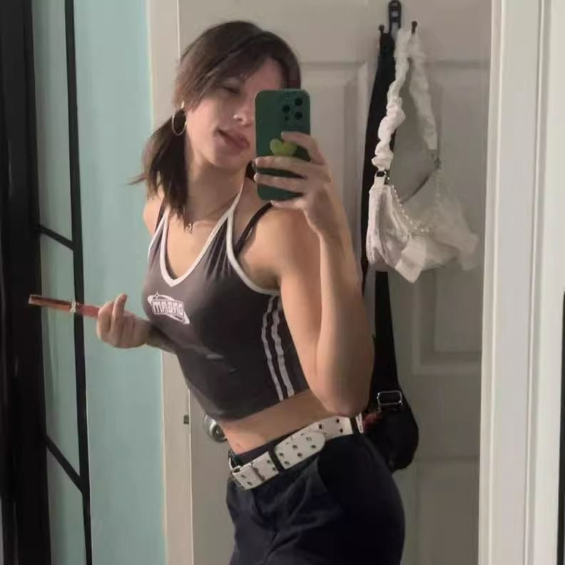 Sweet Halter Top-D529