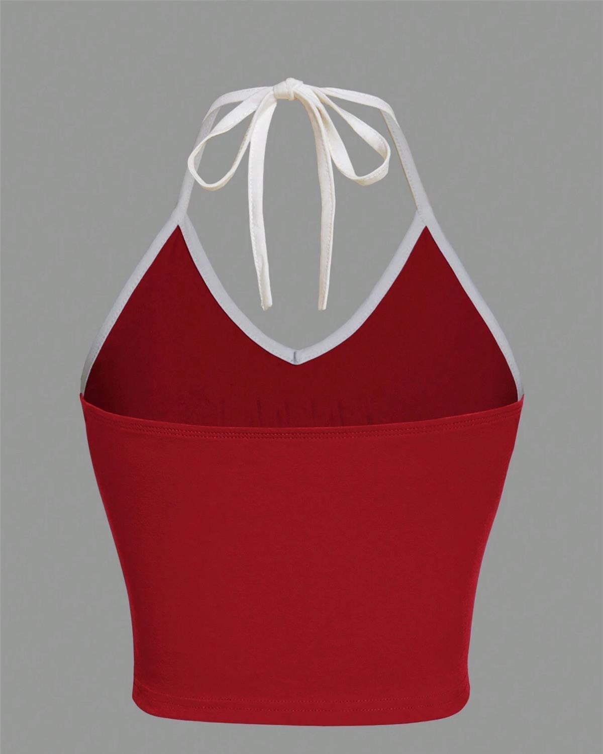 Sweet Halter Top-D529